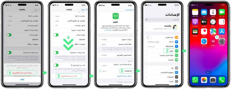 تفعيل eSIM على آيفون