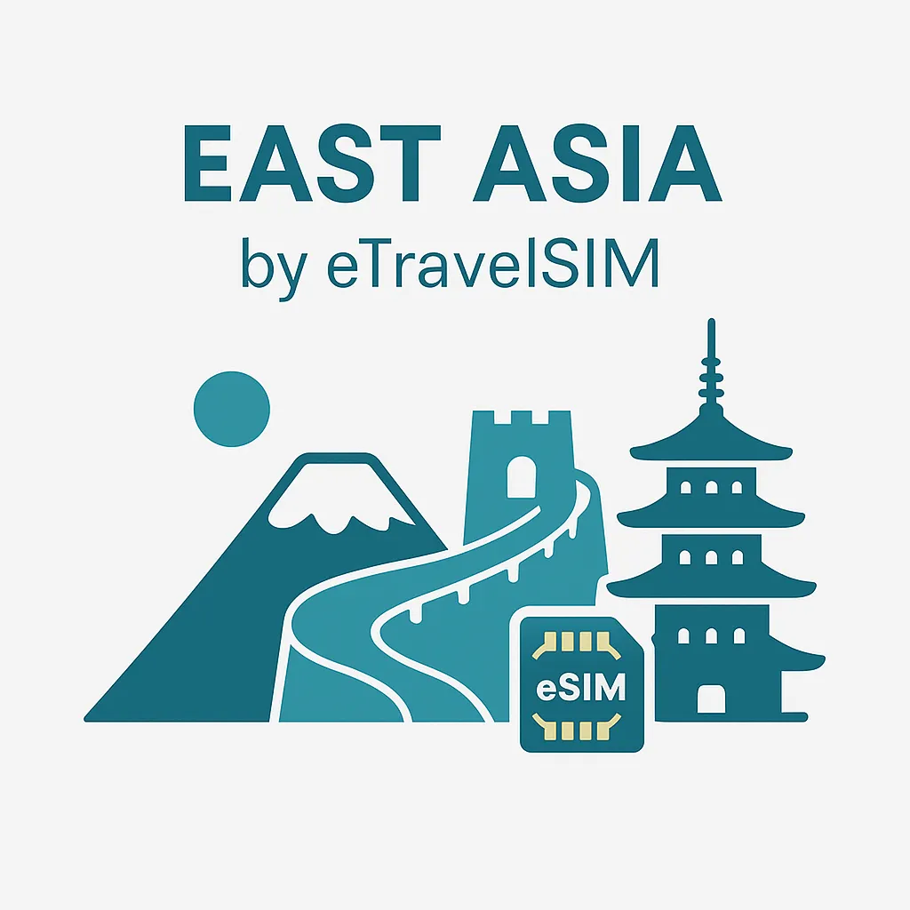 تغطية eSIM في جنوب شرق آسيا